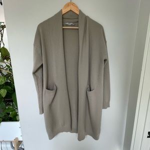 Vince pewter spring duster - Cashmere